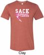 Sack Breast Cancer Mens Tri Blend Crewneck Shirt