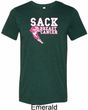 Sack Breast Cancer Mens Tri Blend Crewneck Shirt