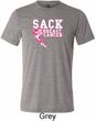 Sack Breast Cancer Mens Tri Blend Crewneck Shirt