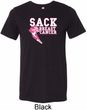 Sack Breast Cancer Mens Tri Blend Crewneck Shirt