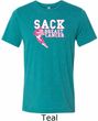 Sack Breast Cancer Mens Tri Blend Crewneck Shirt