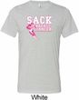 Sack Breast Cancer Mens Tri Blend Crewneck Shirt