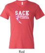 Sack Breast Cancer Mens Tri Blend V-neck Shirt