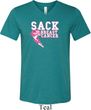 Sack Breast Cancer Mens Tri Blend V-neck Shirt