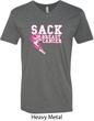 Sack Breast Cancer Mens V-Neck Shirt