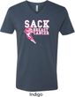 Sack Breast Cancer Mens V-Neck Shirt