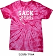 Sack Breast Cancer Spider Tie Dye Shirt
