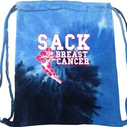 Sack Breast Cancer Tie Dye Bag