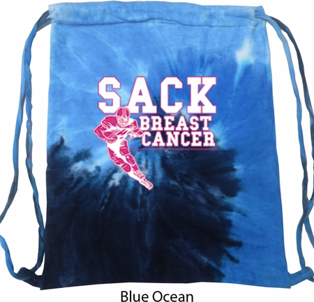 Sack Breast Cancer Tie Dye Bag