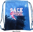 Sack Breast Cancer Tie Dye Bag
