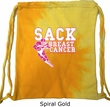 Sack Breast Cancer Tie Dye Bag