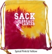 Sack Breast Cancer Tie Dye Bag