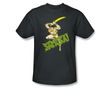 Samurai T-shirt - Samurai Super Friends Adult Charcoal Gray Tee