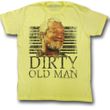 Sanford & Son Shirt Dirty Old Man Adult Yellow Tee T-Shirt