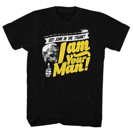 Sanford & Son Shirt Junk In The Trunk Black T-Shirt