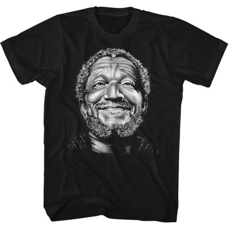 Sanford & Son Shirt Smile Fred Black T-Shirt