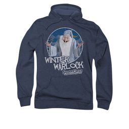 Santa Clause Hoodie Winter Warlock Navy Sweatshirt Hoody