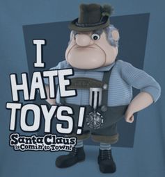 Santa Clause Is Coming To Town I Hate Toys Shirts