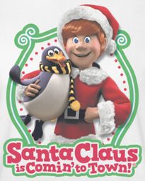 Santa Clause Is Coming To Town Penguin Pal Shirts