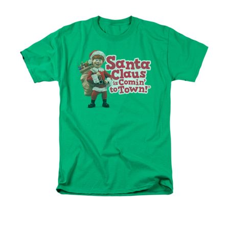 Santa Clause Shirt Logo Kelly Green T-Shirt