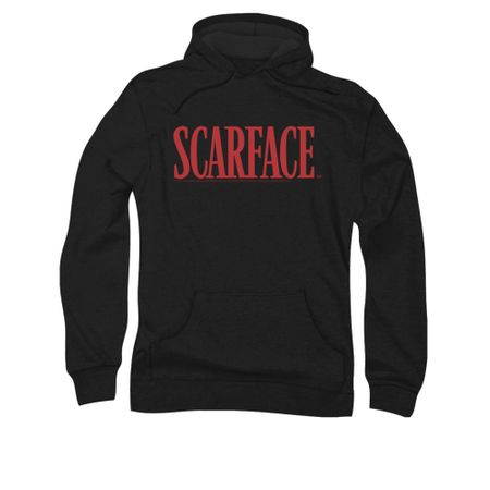 Scarface Hoodie Sweatshirt Logo Black Adult Hoody Sweat Shirt