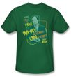Saved By The Bell Shirt Belding Kelly Green Adult Tee T-Shirt