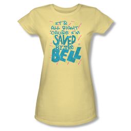 Saved By The Bell Shirt Juniors I'm Saved Yellow T-Shirt