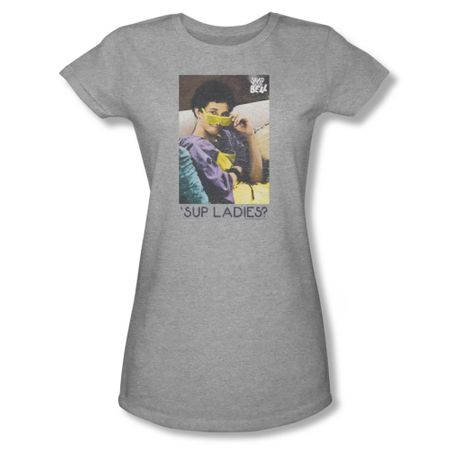 Saved By The Bell Shirt Juniors Sup Athletic Heather T-Shirt