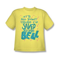 Saved By The Bell Shirt Kids I'm Saved Yellow Youth T-Shirt