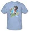 Saved By The Bell Shirt Zack Attack Adult Light Blue Tee T-Shirt