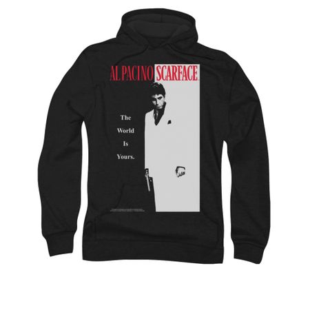 Scarface Hoodie Sweatshirt Classic Black Adult Hoody Sweat Shirt