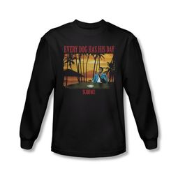 Scarface Shirt A Dog Day Long Sleeve Black Tee T-Shirt