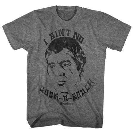 Scarface Shirt Ain't No Cockroach Heather Grey T-Shirt