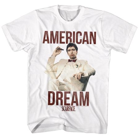 Scarface Shirt American Dream White T-Shirt