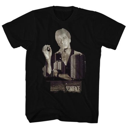 Scarface Shirt City Black T-Shirt