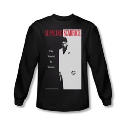 Scarface Shirt Classic Long Sleeve Black Tee T-Shirt