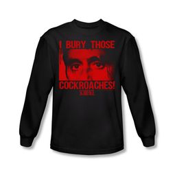 Scarface Shirt Cockroaches Long Sleeve Black Tee T-Shirt