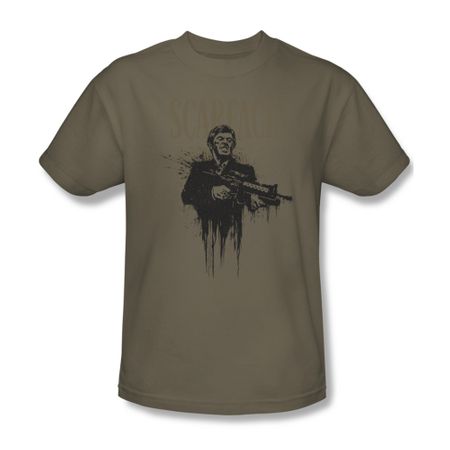 Scarface Shirt Grimace Adult Safari Green Tee T-Shirt