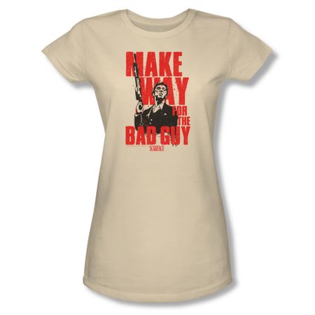 Scarface Shirt Juniors Make Way Cream Tee T-Shirt