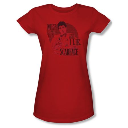 Scarface Shirt Juniors Truth Red Tee T-Shirt