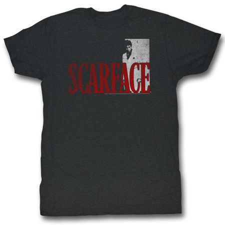 Scarface Shirt Logo Charcoal T-Shirt
