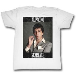 Scarface Shirt Pacino As Scarface White T-Shirt