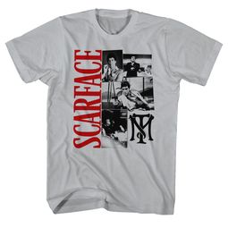Scarface Shirt Pictures Silver T-Shirt
