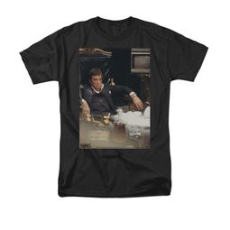 Scarface Shirt Sit Back Adult Black Tee T-Shirt Scarface Shirt Sit Back Adult Black Tee T-Shirt