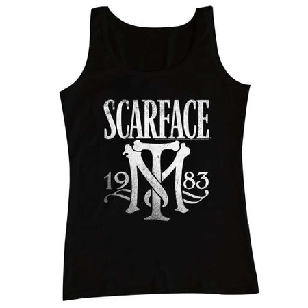 Scarface Shirt Tank Top Symbol Black Tanktop