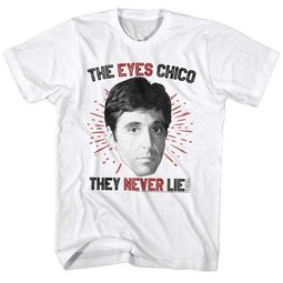 Scarface Shirt The Eyes Never Lie White T-Shirt
