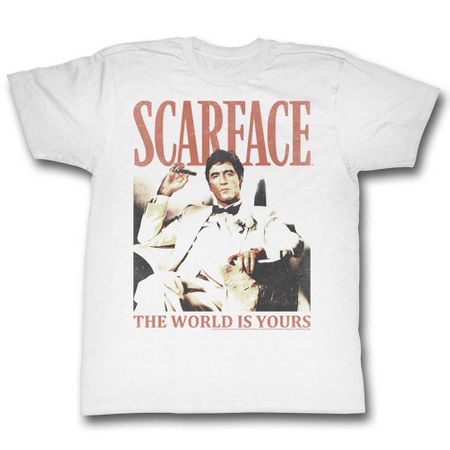 Scarface Shirt The World Is Yours White T-Shirt