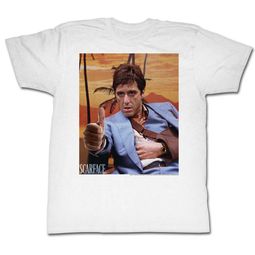 Scarface Shirt Thumbs Up White T-Shirt