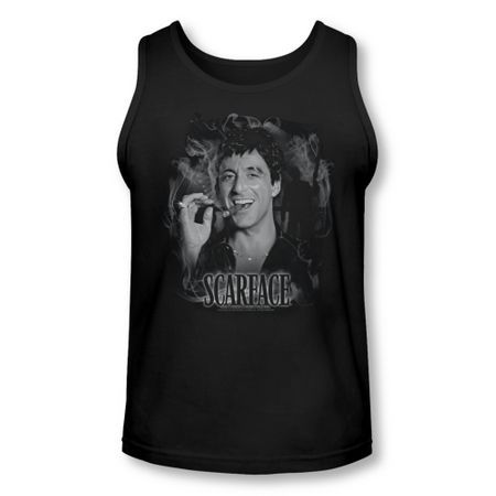 Scarface Tank Top Smokey Scar Black Tanktop