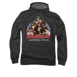 School Of Rock Hoodie Sweatshirt I Pledge Allegiance Charcoal Adult Hoody Sweat Shirt School Of Rock Hoodie Sweatshirt I Pledge Allegiance Charcoal Adult Hoody Sweat Shirt